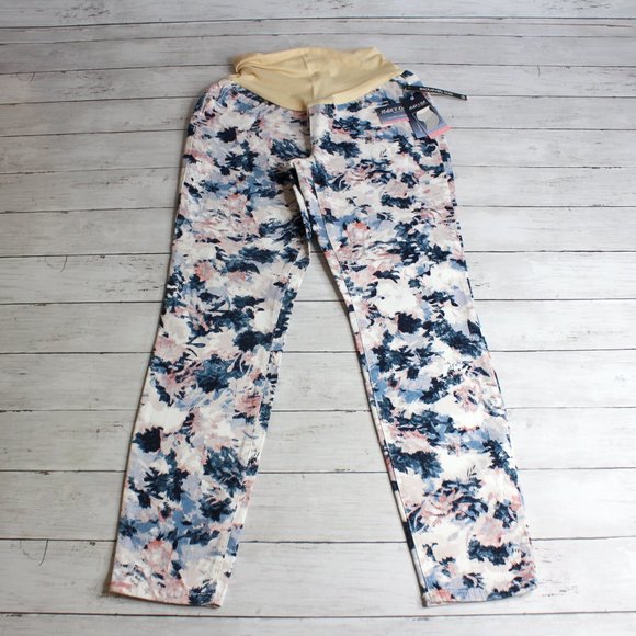 Flutter & Kick Women's Maternity Denim Blue Jeans Size 10 Skinny Leg - Picture 6 of 11